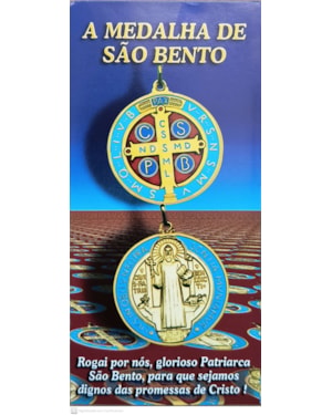 MEDALHA DE SAO BENTO PCT 50 UND