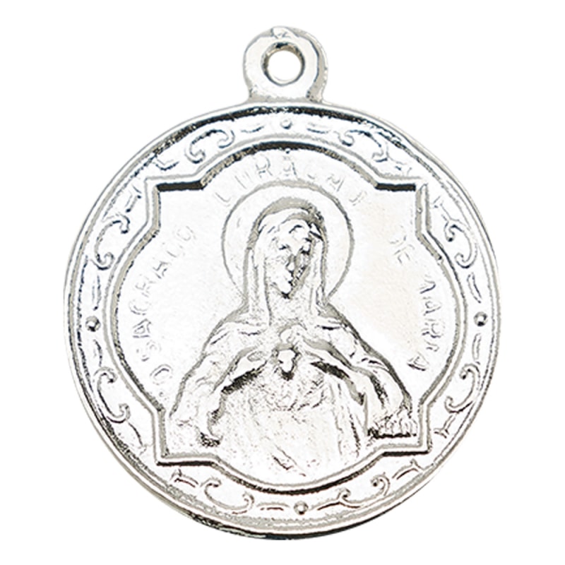 MEDALHA REDONDA SAGRADO CORAÇÃO