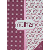 MEDITACAO DIARIA:MULHER ED BOLSA CAPA ROXA