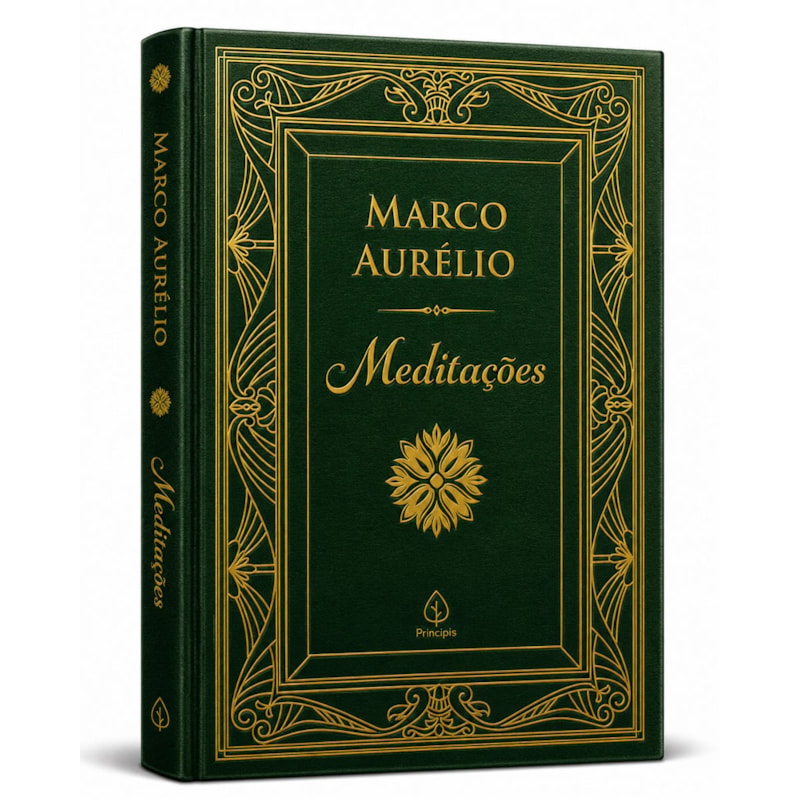 MEDITAÇÕES - EDIÇÃO ESPECIAL DE LUXO ALMOFADADA COM BORDAS DOURADAS E FITILHO