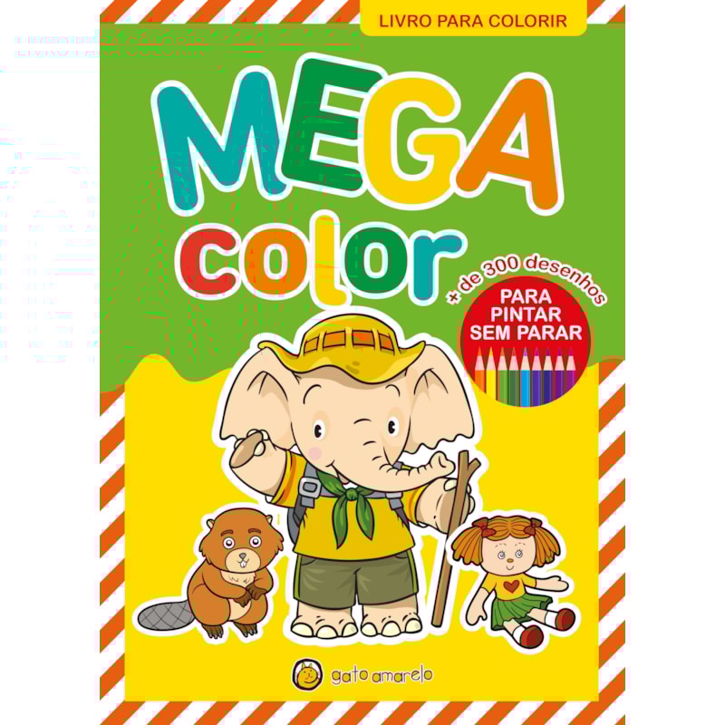 Mega color 1: livro para colorir