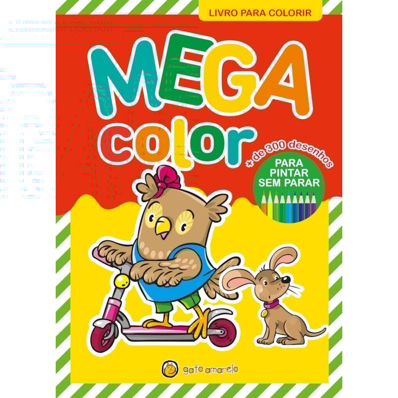 Mega color 2: livro para colorir