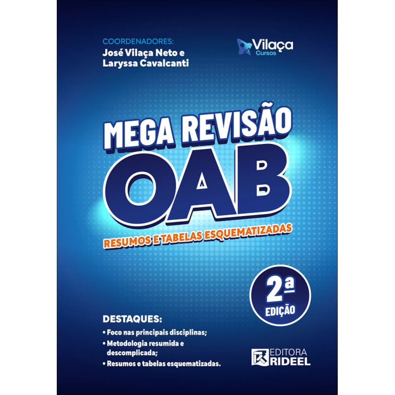MEGA REVISÃO OAB - RESUMOS E TABELAS ESQUEMATIZADAS