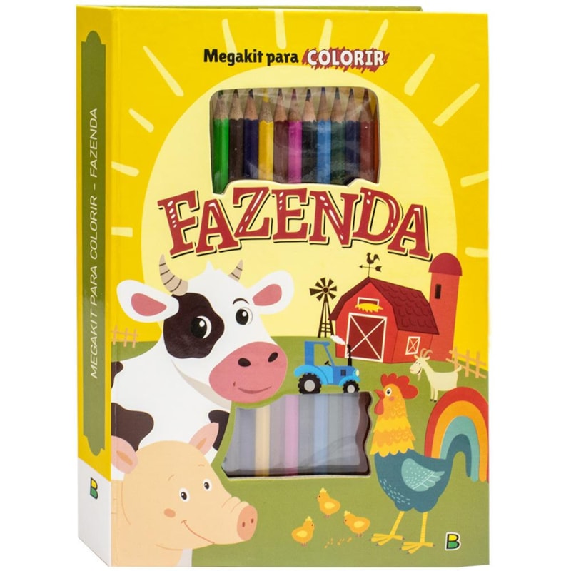 MEGAKIT PARA COLORIR: FAZENDA