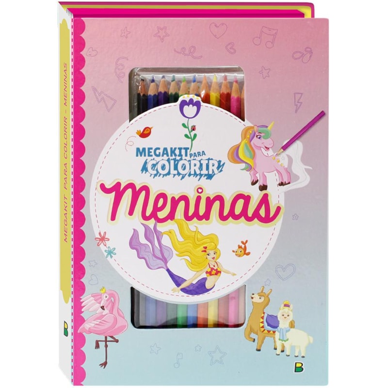MEGAKIT PARA COLORIR: MENINAS
