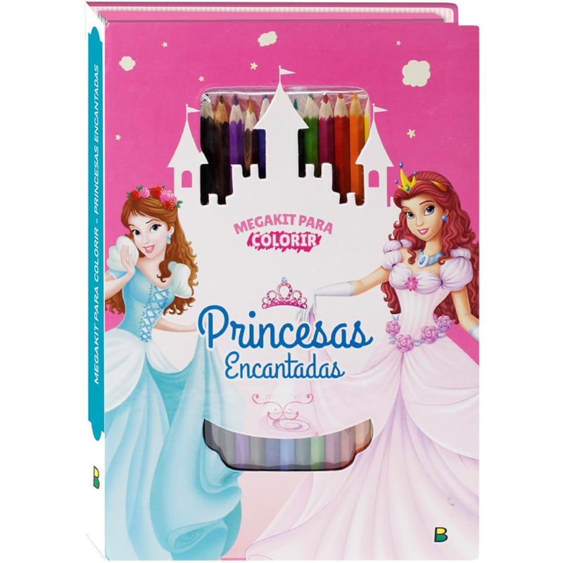 MEGAKIT PARA COLORIR: PRINCESAS ENCANTADAS