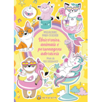 Megalivro para colorir: unicórnios, animais e personagens adoráveis