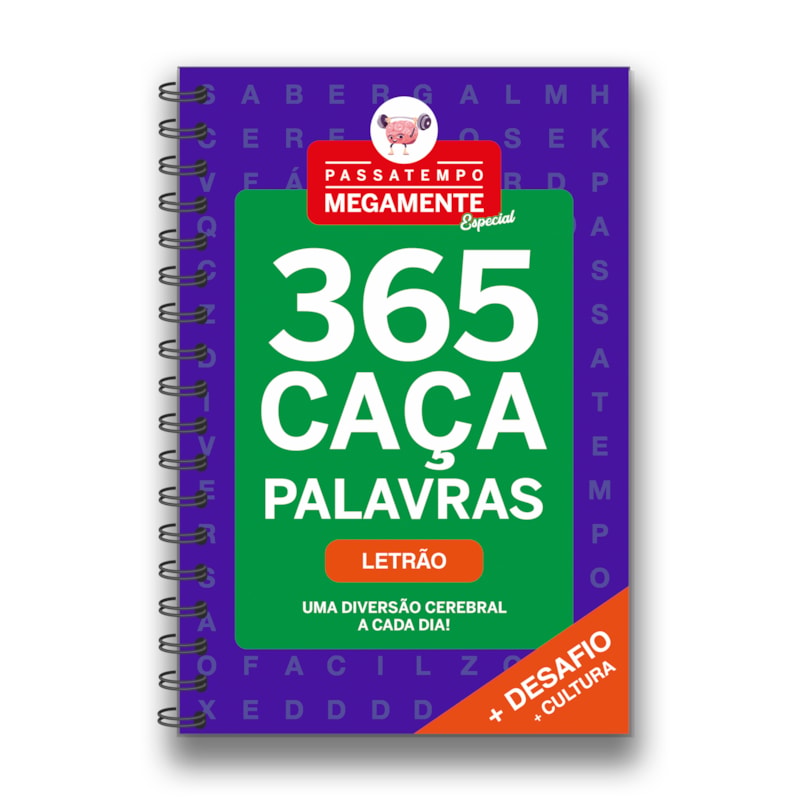 MEGAMENTE 365 CAÇA-PALAVRAS - ESPIRAL