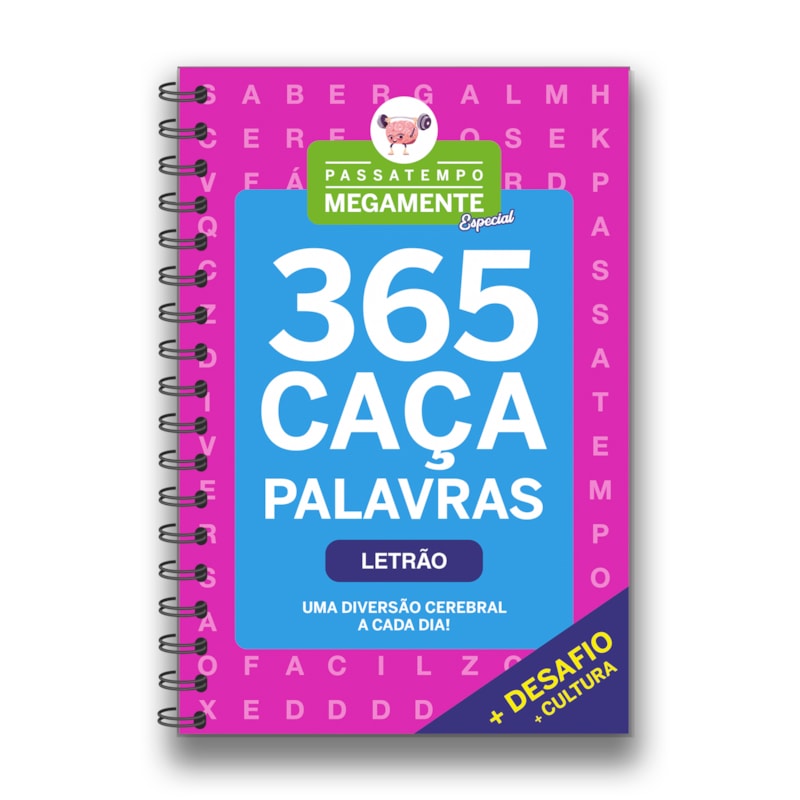 MEGAMENTE 365 CAÇA-PALAVRAS - ESPIRAL
