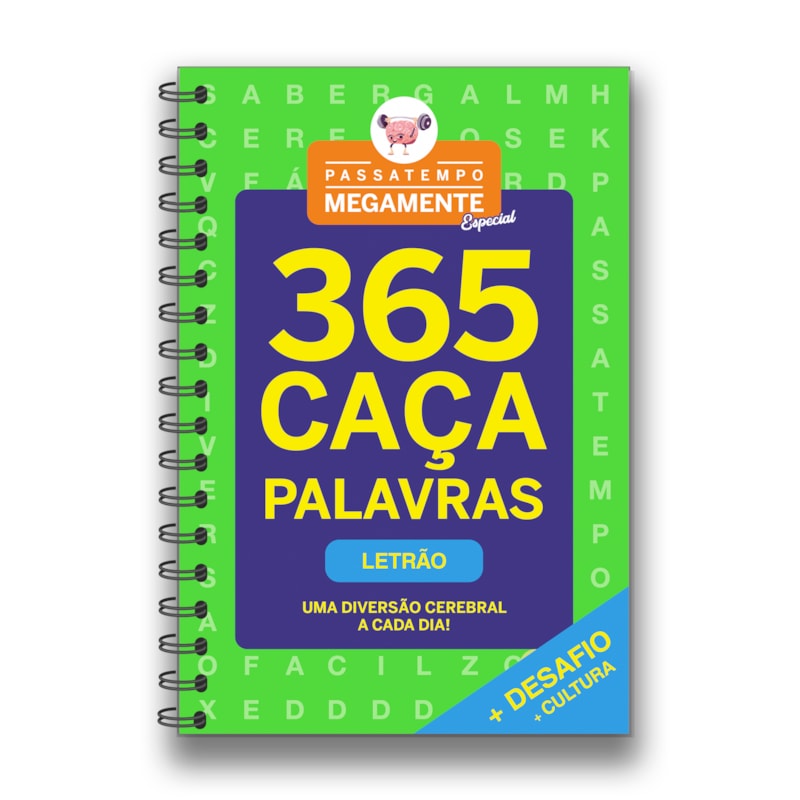 MEGAMENTE 365 CAÇA-PALAVRAS - ESPIRAL
