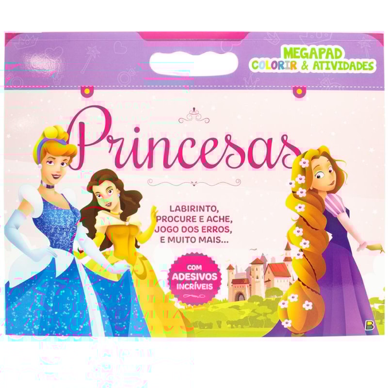 MEGAPAD - COLORIR & ATIVIDADES: PRINCESAS