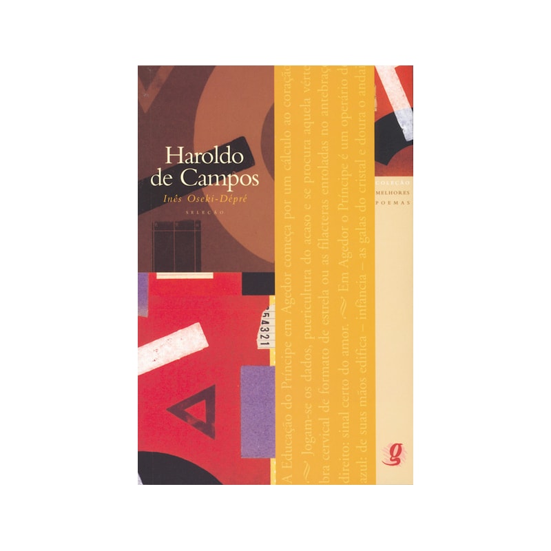 Melhores poemas haroldo de campos: seleção e prefácio: inês oseki-dépré