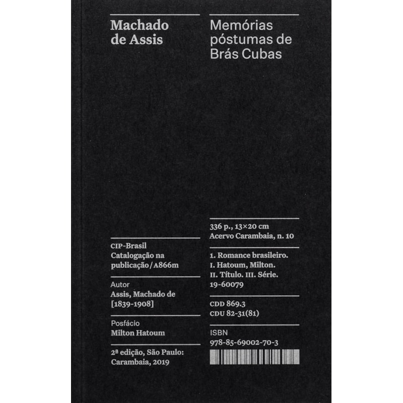 MEMÓRIAS PÓSTUMAS DE BRÁS CUBAS - COLEÇÃO ACERVO