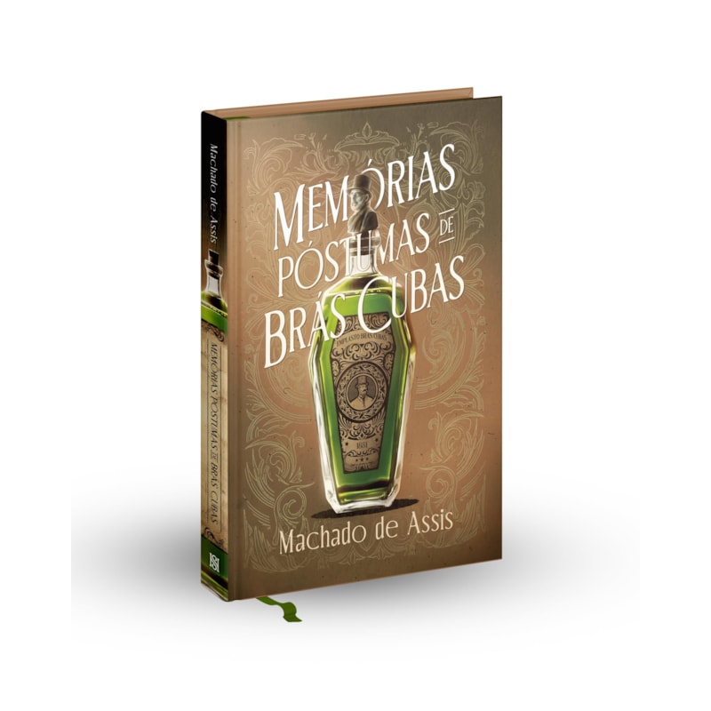 MEMÓRIAS PÓSTUMAS DE BRÁS CUBAS | MACHADO DE ASSIS | CAPA DURA LUXO - FITILHO E BRINDES |