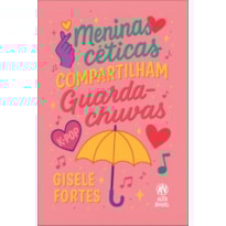 Meninas céticas compartilham guarda-chuvas