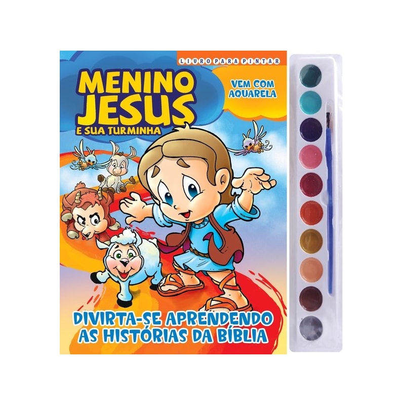 MENINO JESUS LIVRO PARA PINTAR