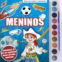 MENINOS LIVRO PARA PINTAR COM AQUARELA