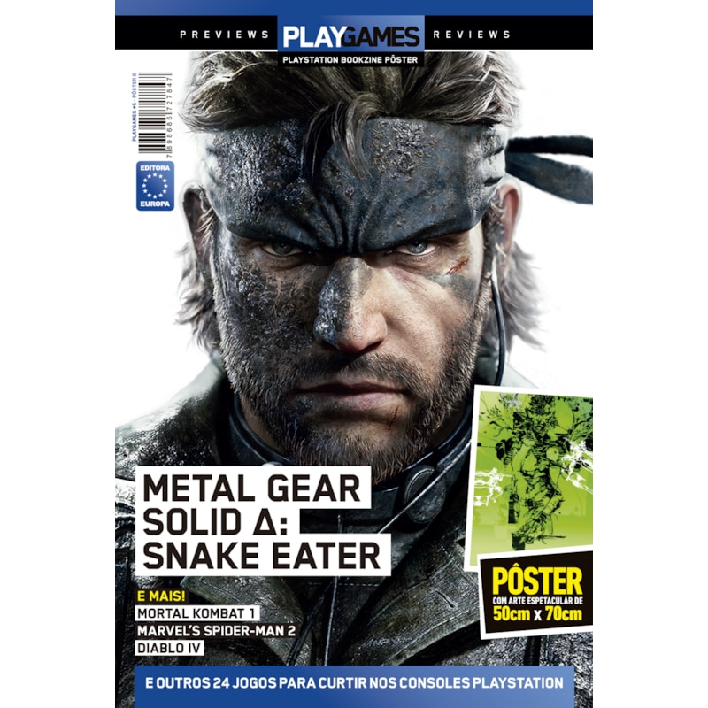 METAL GEAR SOLID: SNAKE EATER - SUPERPÔSTER PLAYGAMES