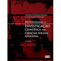 METODOLOGIA DA INVESTIGAÇÃO CIENTÍFICA PARA CIÊNCIAS SOCIAIS APLICADAS