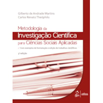 METODOLOGIA DA INVESTIGAÇÃO CIENTÍFICA PARA CIÊNCIAS SOCIAIS APLICADAS