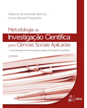 METODOLOGIA DA INVESTIGAÇÃO CIENTÍFICA PARA CIÊNCIAS SOCIAIS APLICADAS