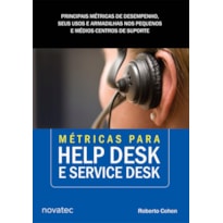 METRICAS PARA HELP DESK E SERVICE DESK - PRINCIPAIS METRICAS DE DESEMPENHO, - 1