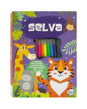 MEU ADORÁVEL SUPERLIVRO DE COLORIR: SELVA