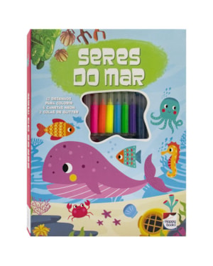 MEU ADORÁVEL SUPERLIVRO DE COLORIR: SERES DO MAR
