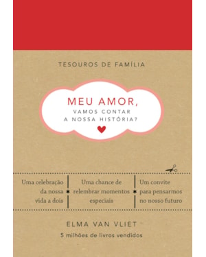 MEU AMOR, VAMOS CONTAR A NOSSA HISTÓRIA? (TESOUROS DE FAMÍLIA): UM LIVRO PARA DAR E RECEBER DE VOLTA