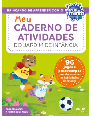 MEU CADERNO DE ATIVIDADES DO JARDIM DE INFÂNCIA