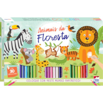 MEU INCRÍVEL LIVRO BRILHANTE PARA COLORIR: ANIMAIS DA FLORESTA