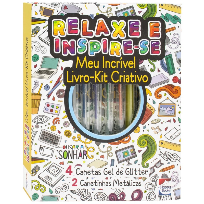 MEU INCRÍVEL LIVRO CRIATIVO: RELAXE E INSPIRE-SE