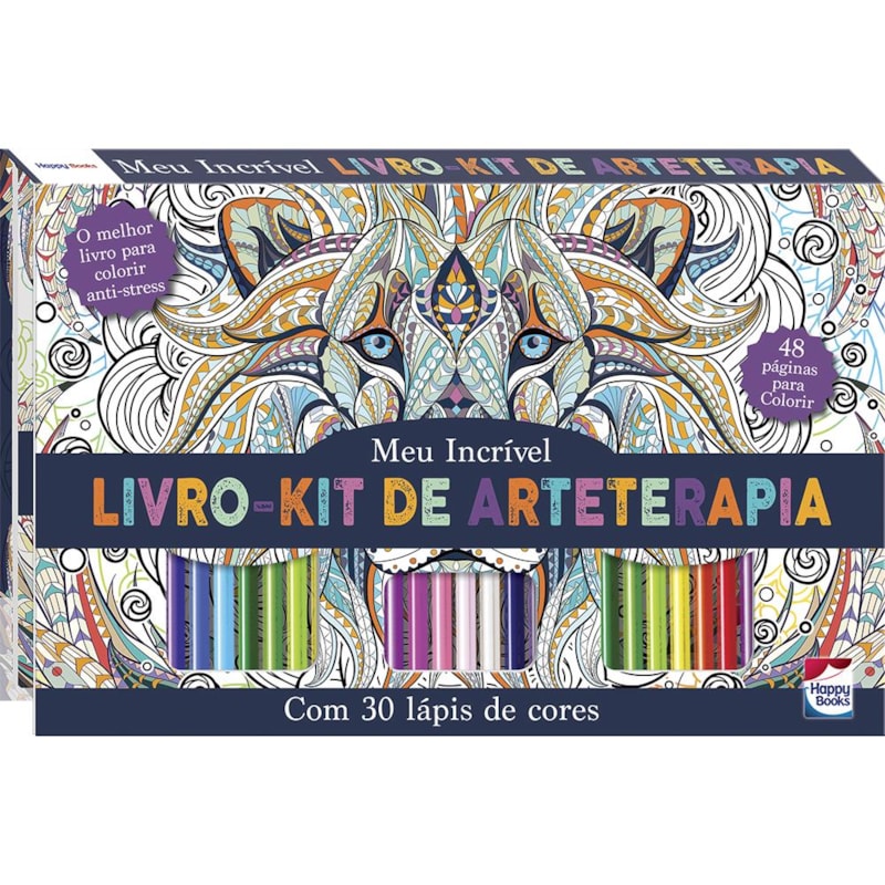 MEU INCRÍVEL LIVRO DE ARTETERAPIA P/COLORIR