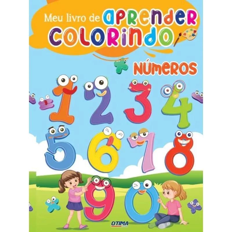 MEU LIVRÃO DE APRENDER COLORINDO - NÚMEROS