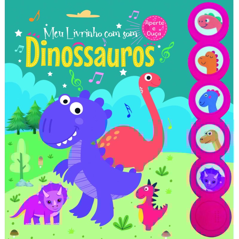 MEU LIVRINHO COM SOM - DINOSSAUROS - LIVRO SONORO