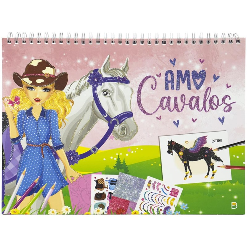 MEU LIVRO ALEGRE: AMO CAVALOS