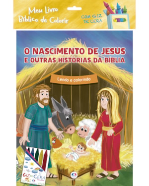 MEU LIVRO BÍBLICO PARA COLORIR - O NASCIMENTO DE JESUS