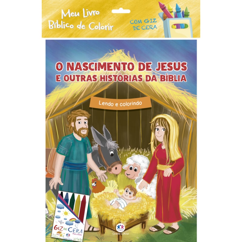 MEU LIVRO BÍBLICO PARA COLORIR - O NASCIMENTO DE JESUS