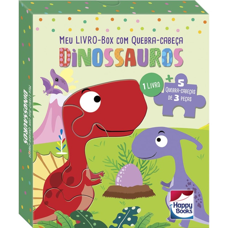 MEU LIVRO-BOX COM QUEBRA-CABEÇA: DINOSSAUROS