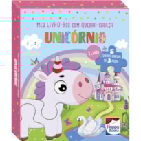 MEU LIVRO-BOX COM QUEBRA-CABEÇA: UNICÓRNIO