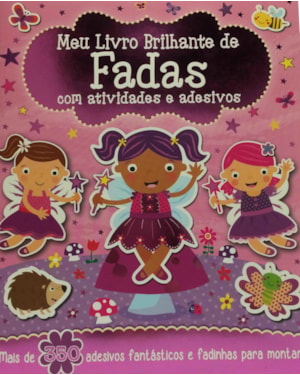 Meu livro brilhante de fadas com atividades e adesivos