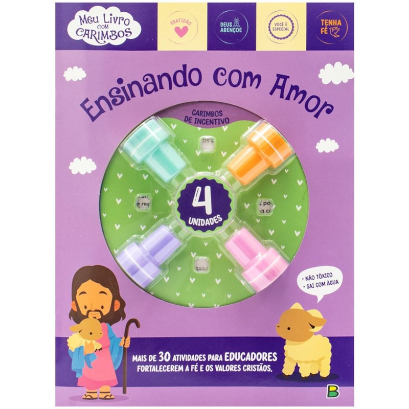 MEU LIVRO COM CARIMBOS: ENSINANDO COM AMOR