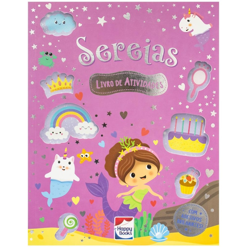 MEU LIVRO DE ADESIVOS BRILHANTES: SEREIAS