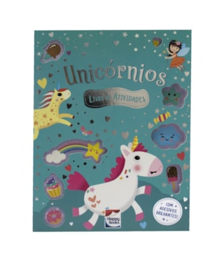 MEU LIVRO DE ADESIVOS BRILHANTES: UNICÓRNIOS