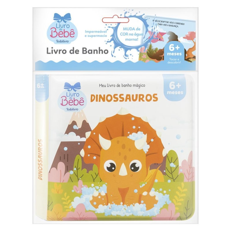 MEU LIVRO DE BANHO MAGICO - DINOSSAUROS