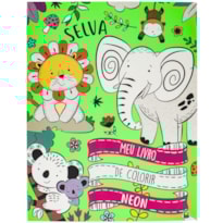 MEU LIVRO DE COLORIR NEON: SELVA