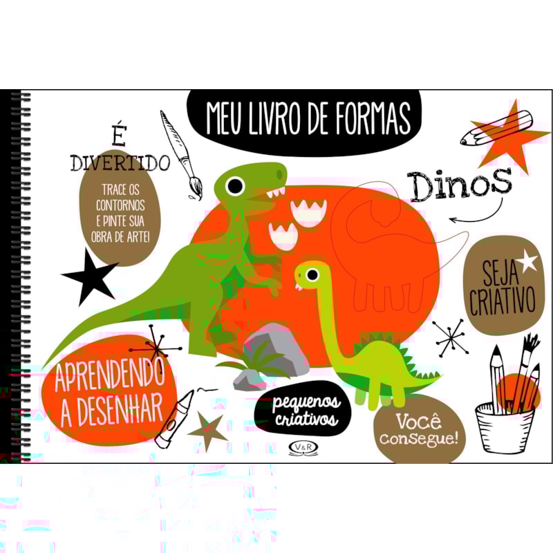 MEU LIVRO DE FORMAS: DINOS