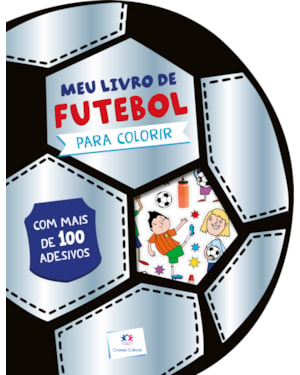 MEU LIVRO DE FUTEBOL PARA COLORIR COM ADESIVOS
