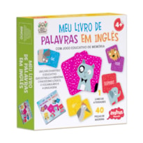 MEU LIVRO DE PALAVRAS EM INGLÊS COM PEÇAS DE MADEIRA