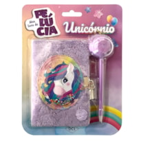 MEU LIVRO DE PELÚCIA MÉDIO - UNICÓRNIOS